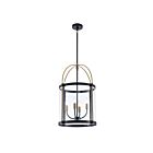 Artcraft Bonita AC11515BB Noir et laiton brossé 40W Suspendu à tige