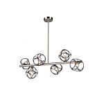 Suspendu Artcraft Sorrento AC11567NB 60W 6-lumières nickel satiné, noir mat