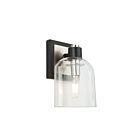 Luminaire de vanité Artcraft Lyndon AC11691NB 60W 1-lumière noir et nickel brossé
