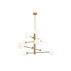 Artcraft AC11768BR Aurelia 12-Lumières 120W Laiton Lustre