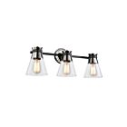 Applique de bain Artcraft Kanata AC11803NB 180W 3 lumières Noir