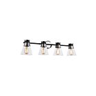 Applique de bain Artcraft Kanata AC11804NB 240W 4 lumières Noir