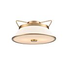 Artcraft AC11833BB Layla 120W Laiton brossé Plafonnier semi encastré