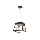 Artcraft AC11851BK Lucian 4-Lumières 240W Noir Suspendu à tige