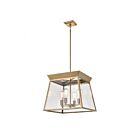 Artcraft AC11852BB Lucian 4-Lumières 240W Laiton brossé Suspendu à tige