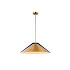 Artcraft AC11914BR Baltic 3-Lumières 180W Laiton Suspendu à bol