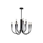 Artcraft AC11929BK Bronte 9-Lumières 360W Noir Lustre