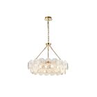 Artcraft AC11962BR Bloom 18-Lumières 180W Laiton Lustre