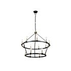 Artcraft Notting Hill AC11985BB 15-Lumières 900W Lustre à 2 étages