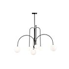 Lustre Artcraft Comet AC6656BK 24W 6-lumières noir semi-mat