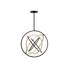 Suspendu Artcraft Trilogy AC6746BB 96W Noir