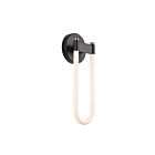 Artcraft Cascata AC6814BK Black and Brushed Brass 10W LED Wall Sconce