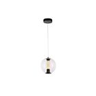 Artcraft Arlo AC6841BK 1-Lumière Noir Suspend à cordon