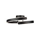 Plafonnier semi encastré Artcraft Sirius AC7618BK 36W 1 lumière Black