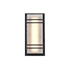 Applique murale d'extérieure Artcraft Sausalito AC9191BK 15W fini rouille