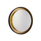 Miroir Artcraft Reflections AM304 25W 1-lumière fini bronze huilé et feuille d'or
