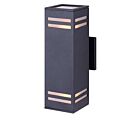 Lampe Murale Extérieur Canarm IOL308BK 2-Lumières Série Tay Noir