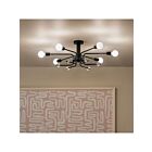 Kichler 52602BK 6-Lumières Noir 60W Plafonnier