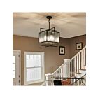 Kichler 82405 4-Lumières Noir texturé 60W Suspendu