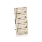 Leviton LTBKT-T Kit de changement de couleurAvec minuterie à 5 boutons,Amande claire