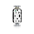Leviton M58AC-HGW Prise de qualité hospitalière inviolable USB Lev-Lok 20A, type A-C 