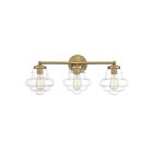 Luminaire de vanité Savoy House Meridian M80073NB  3 Lumières 180W Laiton naturel
