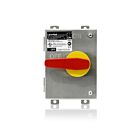 Leviton MDS3-ST Boîtier enAcier inoxydable du commutateur de déconnexion N/F supérieur en pente 30A-600V
