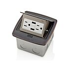 Leviton PFUS1-BZ Boîte de Sol Pop-UpAvec USB Duplex 15A Bronze