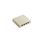 Leviton 4S089-4IP Boîte S/M ivoire blindée 4Pt