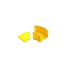 Leviton S2HEL-4DC Coude Horizontal 2x2 45Dg avec couvercle