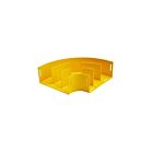 Leviton S8HEL-90D Coude horizontal pour chemin de roulement en fibre 4x8