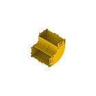 Leviton S8VEL-9UC Coude vertical pour chemin de roulement en fibre 4x8