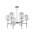 Lustre Artcraft Hamilton SC13126CB 60W 6-lumières chrome nickel brossé