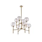 Lustre Artcraft Hamilton SC13128SB 60W 8-lumières laiton satiné