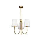 Lustre Artcraft Rhythm SC13333BG 180W 3-lumières or brossé