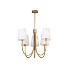 Lustre Artcraft Rhythm SC13335BG 300W 5-lumières or brossé
