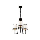 Lustre Artcraft Coco SC13343BK 180W 3-lumières or, noir