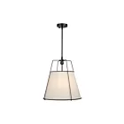 Artcraft Pullman SC13363BK Noir et Laiton 120W Suspendu à tige