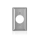 Leviton SL721 Plaque murale ouverte standard 1,6" C-Series 430 1G en acier inoxydable