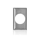 Leviton SS723-40 Plaque murale d'ouverture standard 2,15" 1-Gg série C 302/304 en acier inoxydable