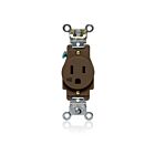 Leviton W5261 Prise unique résistante aux intempéries 