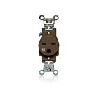Leviton W5661 Fil arrière/latéral à sortie unique résistant aux intempéries 15A-250V 