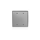 Leviton WM2B-GY Couverture vierge à deux gangs