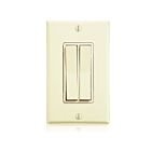 Leviton WSS0S-D9I Double interrupteur à bascule ivoire