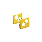 Leviton S4END-46D Embout de chemin de roulement en fibre 4x4