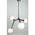 Suspendu Artcraft Ravello AC10974VB noir et laiton 