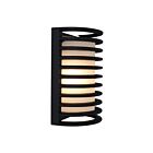 Lanterne murale d'extérieur LED Access Lighting Bermuda 20010LEDDMGLP-BL-RFR 10W 1 Lumière noir