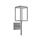 Lanterne murale d'extérieur LED à double tension Access Lighting Reveal 20081LED-SG-CLR 13W gris satiné