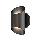 Lanterne murale d'extérieur LED bi-directionnelle Access Lighting Marino 20120LEDDMG-BL 6W noir