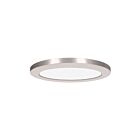 Plafonnier LED à double tension Access Lighting ModPLUS 20838LEDD-BS-ACR 24W acier brossé
